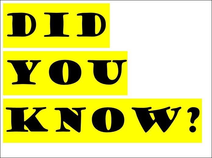 (۵)آیا میدانستید که … ؟